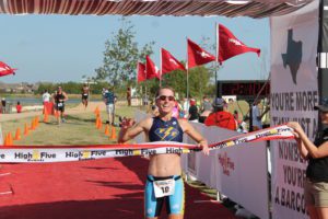 Crossing the Jack's Generic Tri finish - 8/7/16