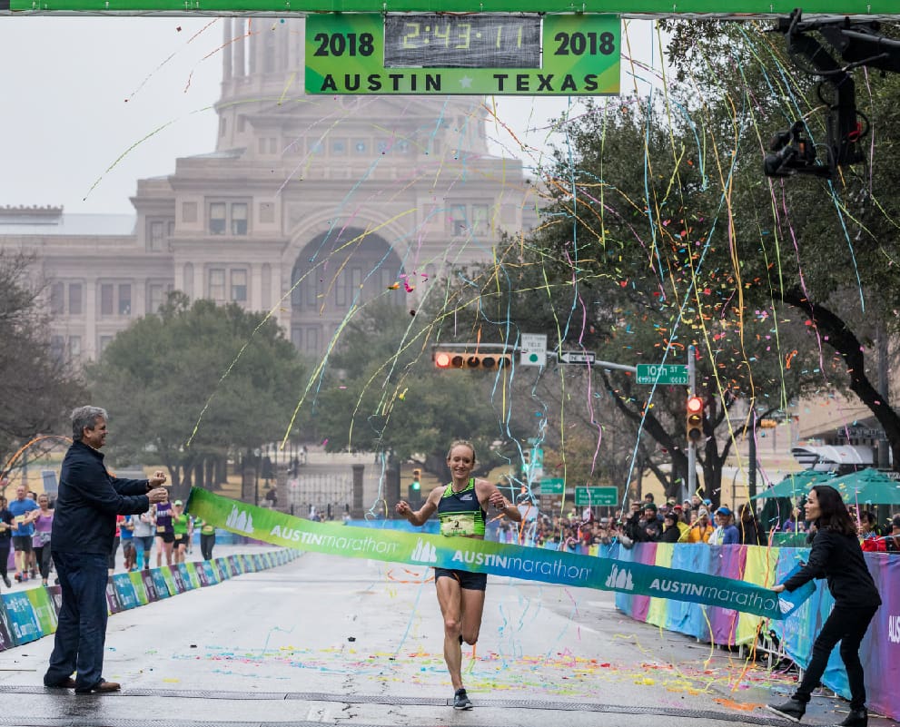 austin marathon female champion elite field