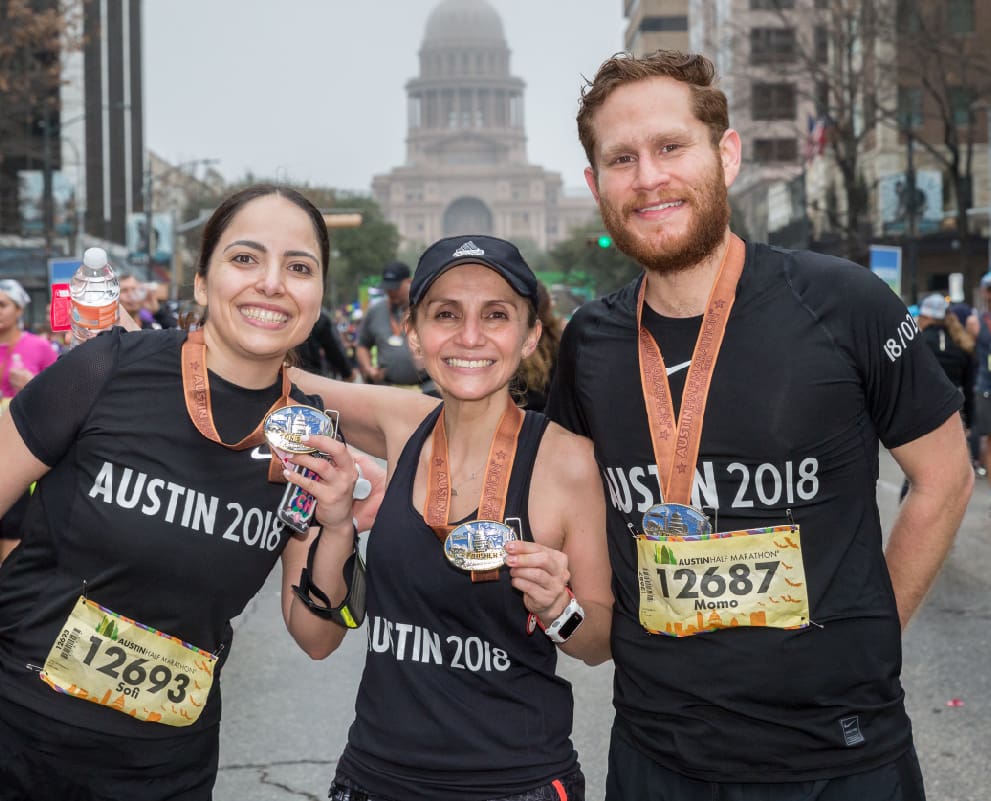 austin marathon half marathon team