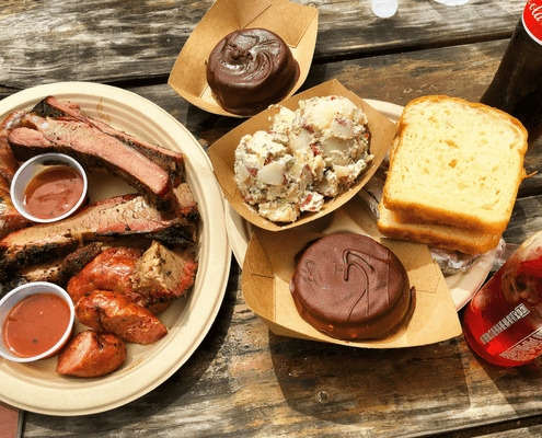 Fantastic Austin BBQ can be found at Micklethwait.