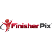 Logo for FinisherPix showing a stylized red figure with raised arms next to the word "FinisherPix" in red and gray text on a white background, ideal for event sponsors seeking strong brand visibility. Austin Marathon Half Marathon & 5K
