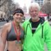 Axel Reissnecker and Anja, his daughter, after completing the 2018 Austin Marathon. Axel's love for running helped him defeat Stage IV cancer.